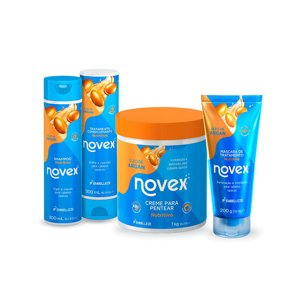 Kit Novex Óleo de Argan Tratamento diário KIT