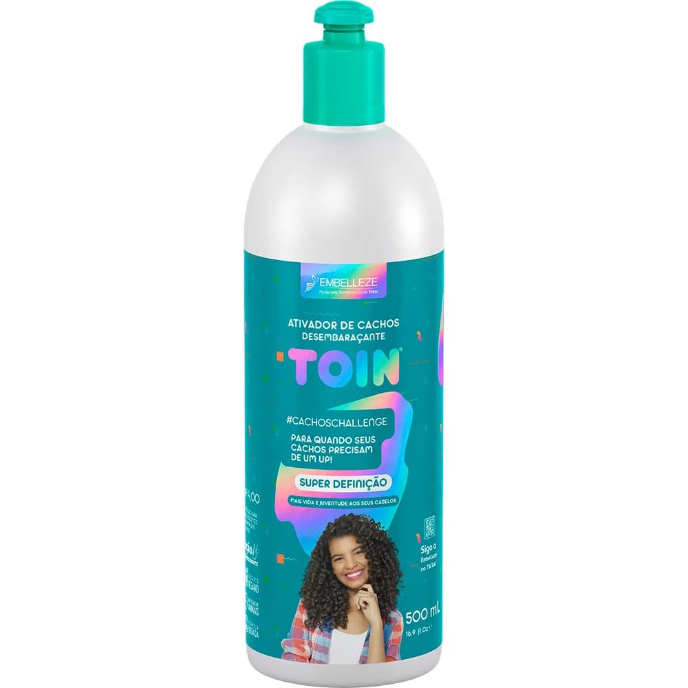 Ativador de Cachos Desembaraçante Toin 500ML