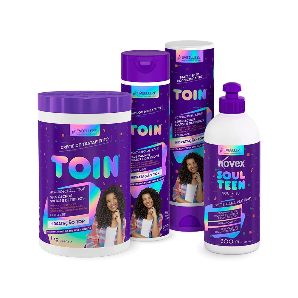Kit Família de Tratamento Toin KIT