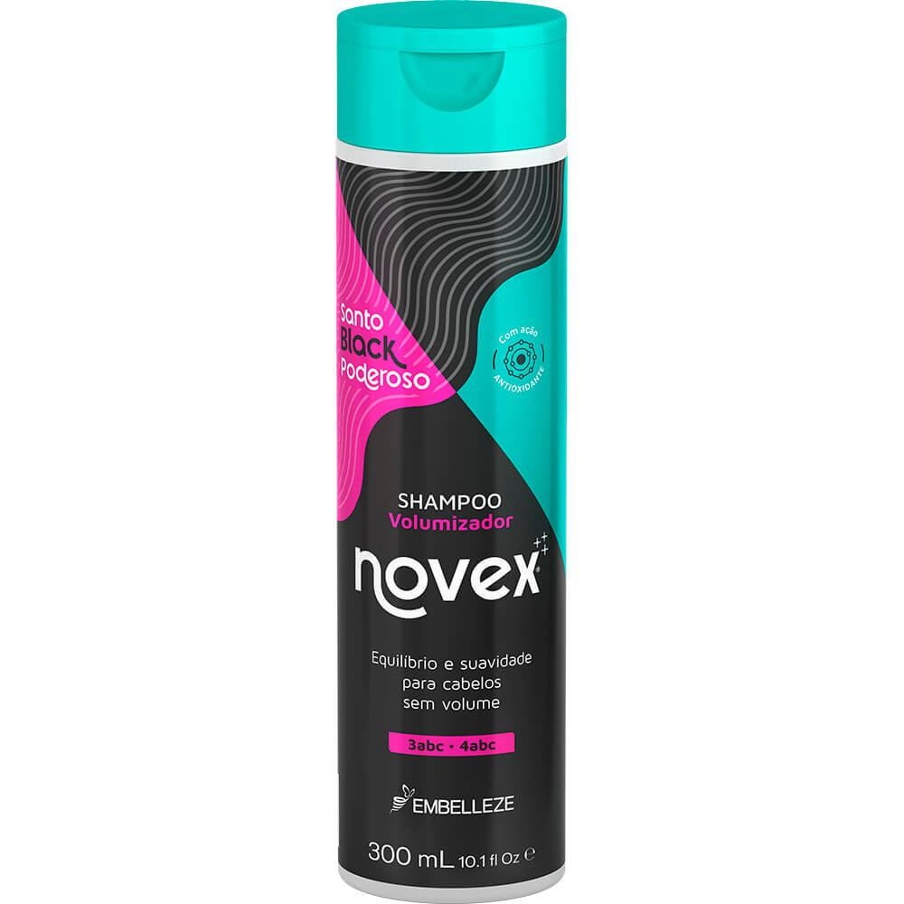 Shampoo Novex Meus Cachos Santo Black Poderoso 300ML