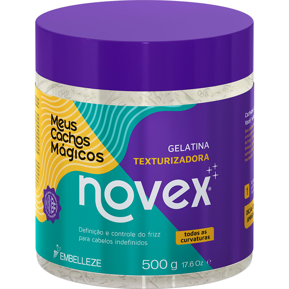 Gelatina Texturizadora Novex Meus Cachos Mágicos 500G