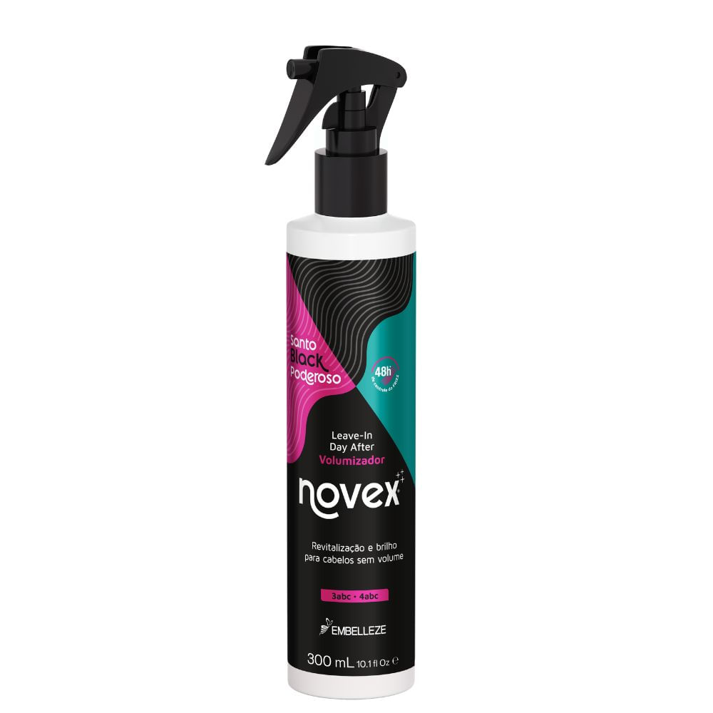 Leave-In Novex Santo Black Poderoso Day After Volumizador 300ML