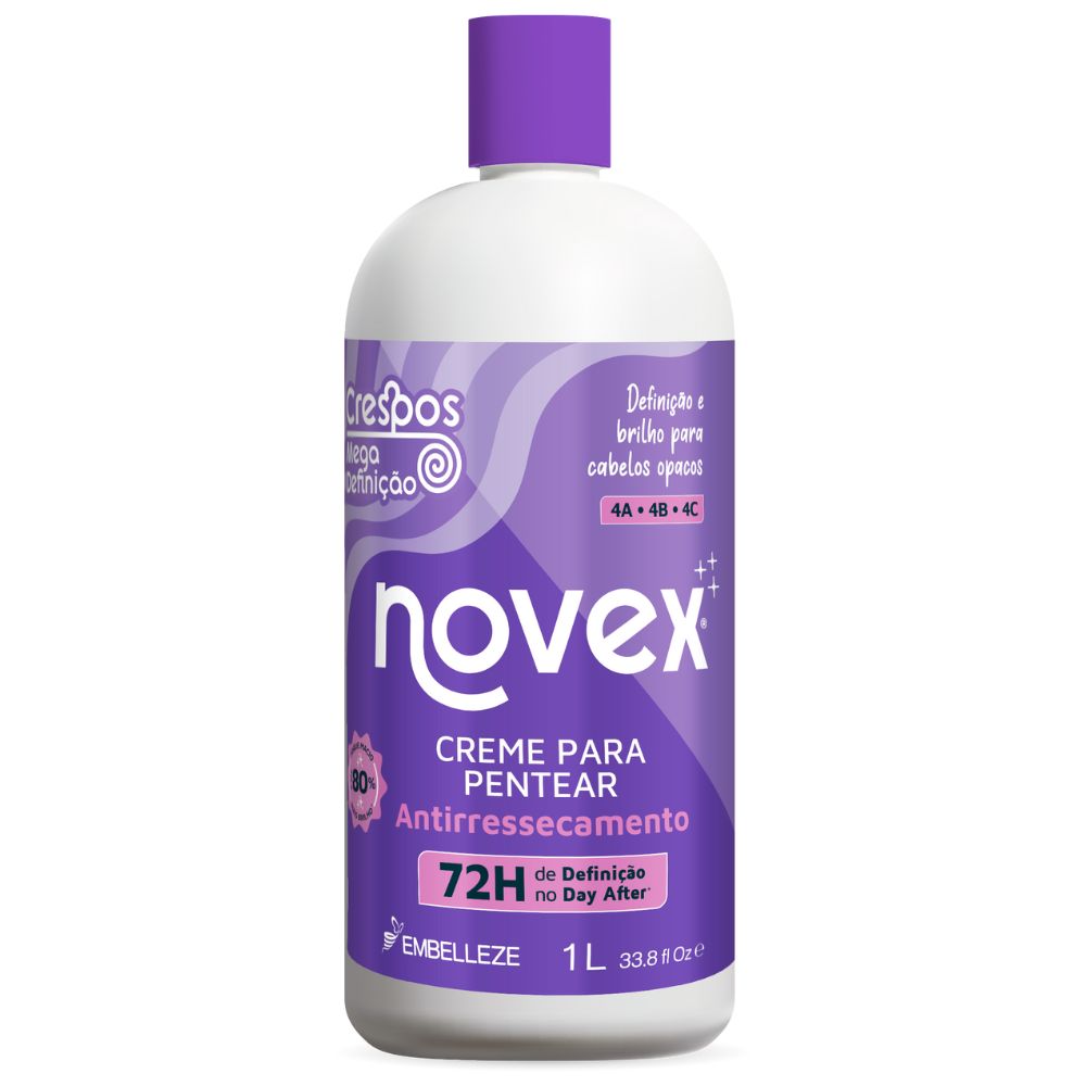 Creme para Pentear Novex Crespos Mega Definição e Brilho 1L