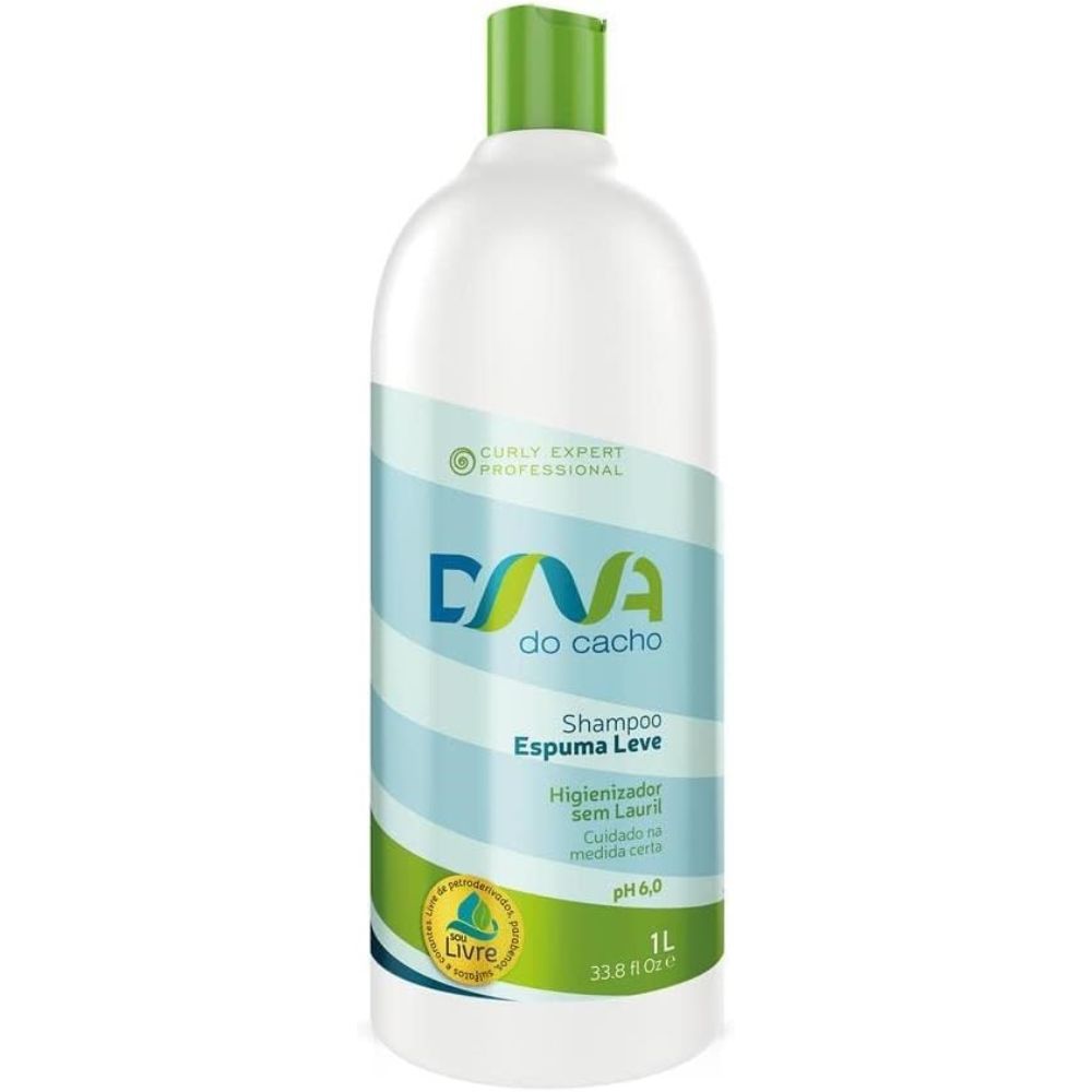 Shampoo DNA do Cacho Espuma Leve 1L