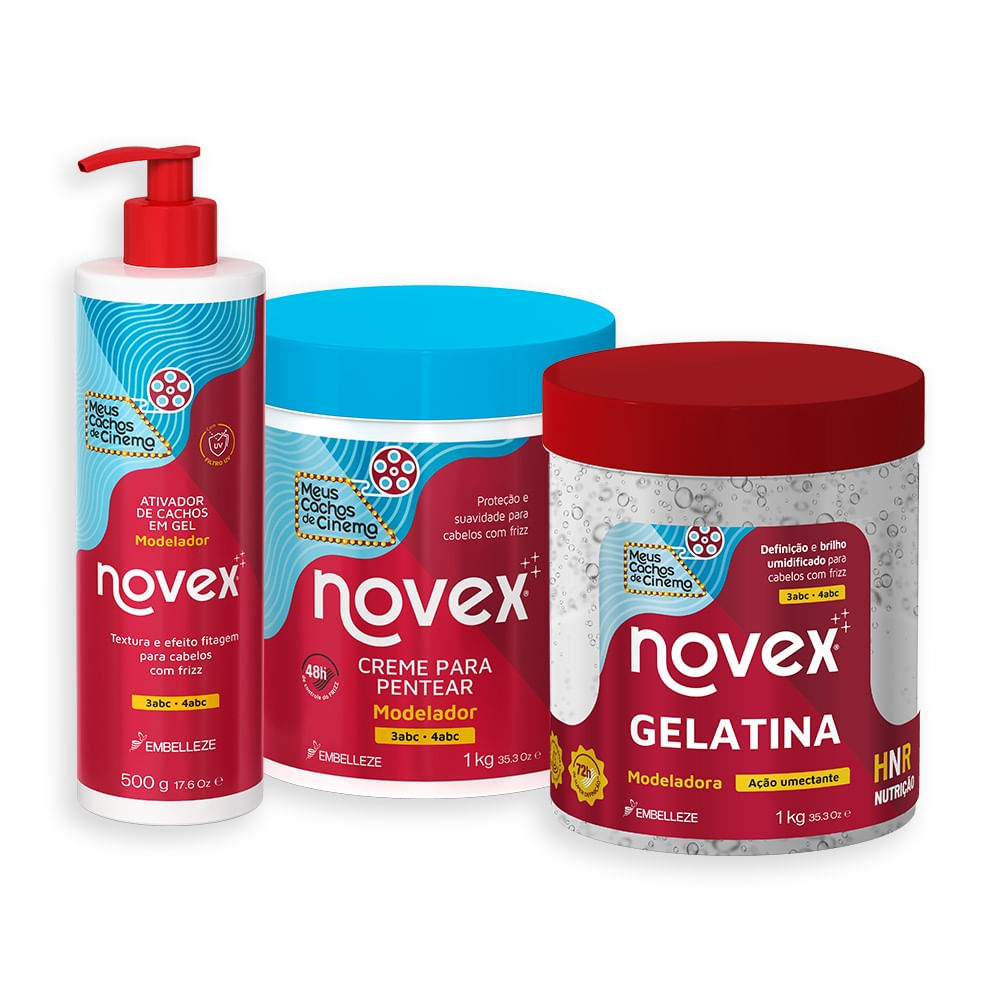 Kit Novex Definição Meus Cachos de Cinema KIT