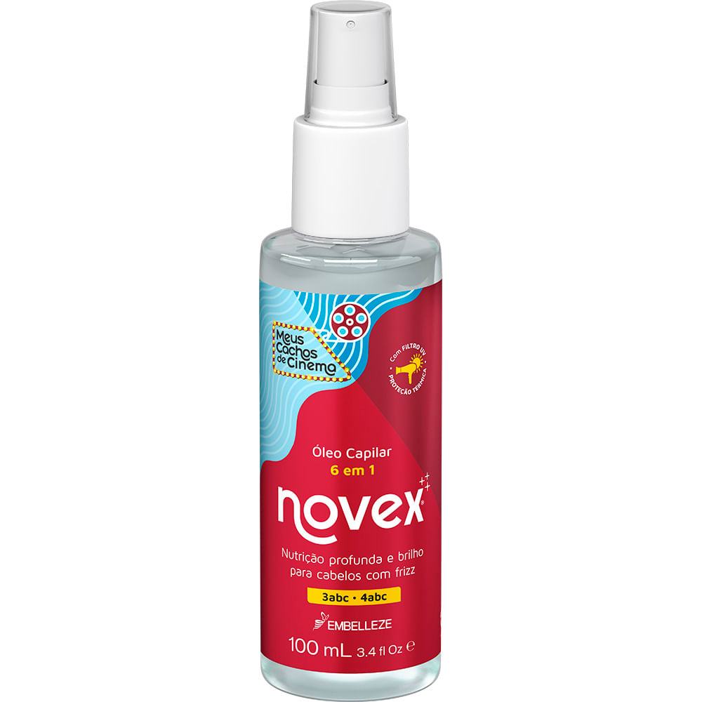 Óleo Capilar Novex Meus Cachos de Cinema 6 em 1 100ML