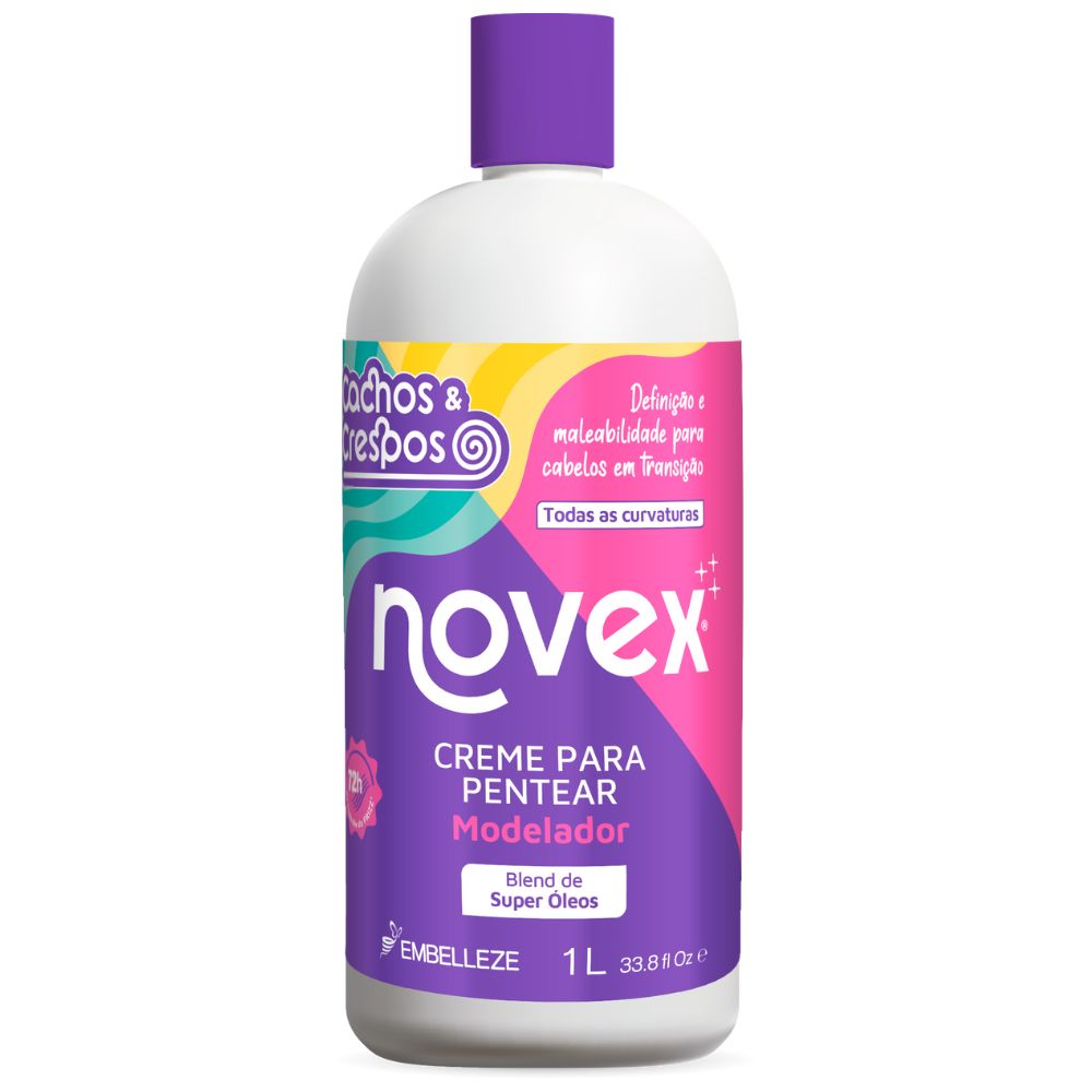 Creme para pentear Novex Cachos e Crespos em Transição 1L